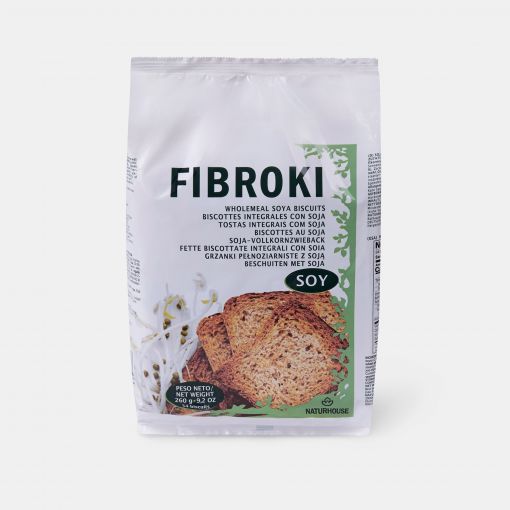 Fibroki Wholemeal soy bean crispbreads